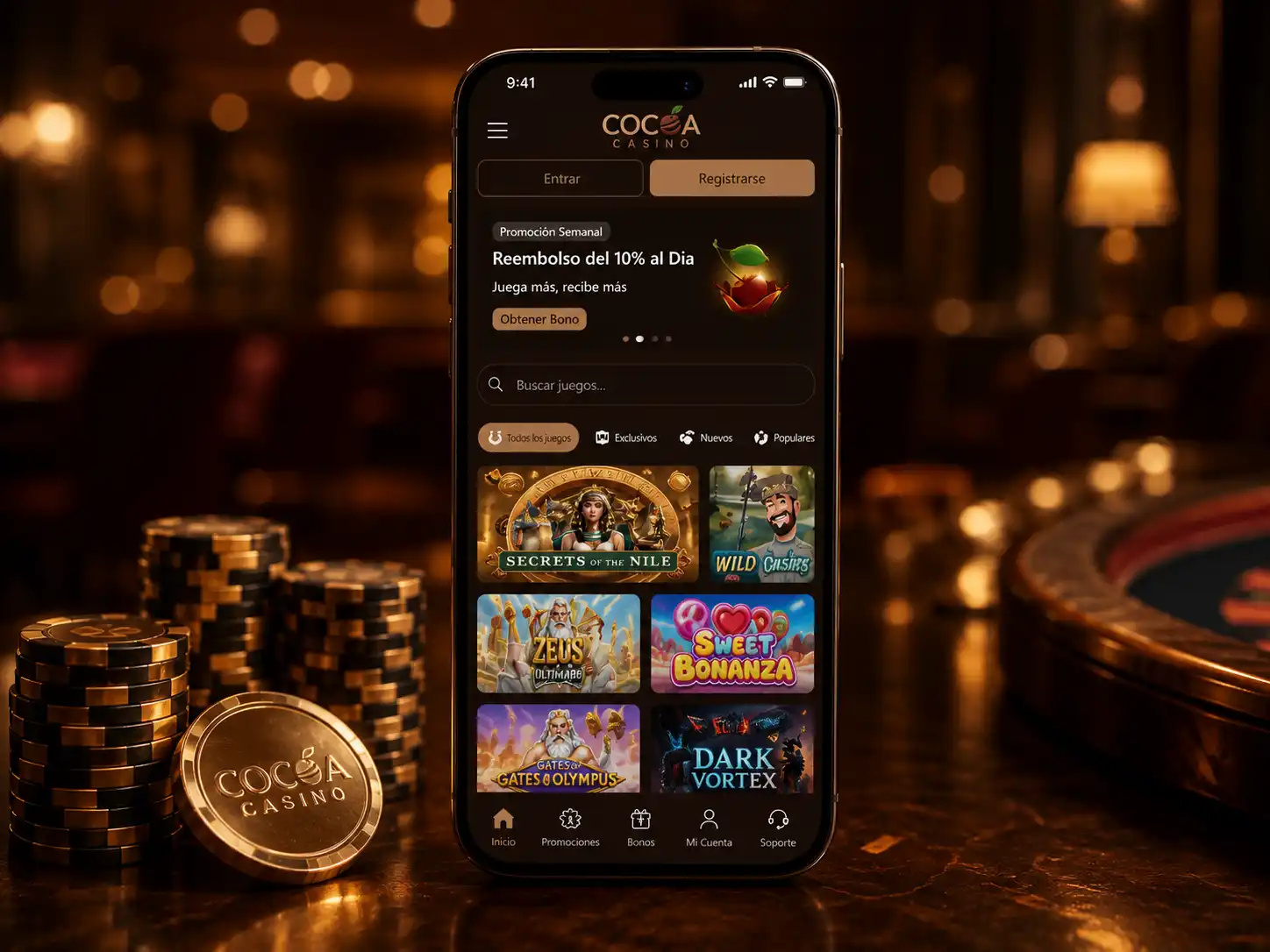 Cocoa Casino Mobile Version